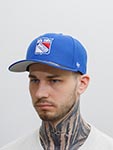 Бейсболка 47 BRAND арт. H-CLZOE13WBP-RY New York Rangers NHL (синий)